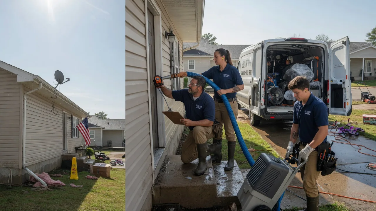 Ceiling Water Damage Restoration in Dakota, IL near me